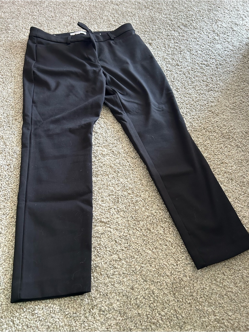 LOFT Black Women's Dress Pants - Slim Straight